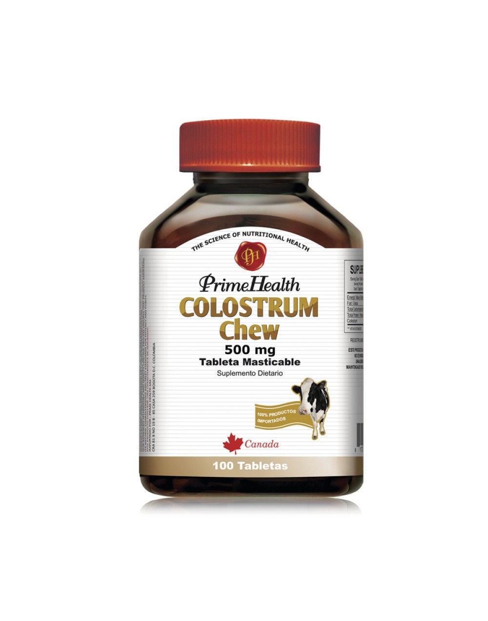 COLOSTRUM CHEW 500MG FRASCO X 100 TABLET