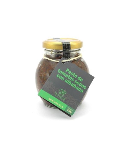 PESTO DE TOMATES SECOS CON ALBAHACA FRESCA x 230g