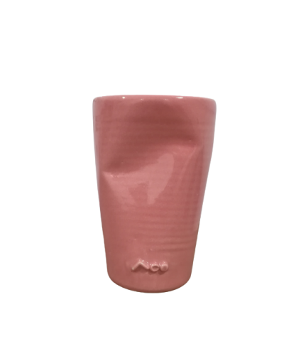 Vasos arrugados en cerámica