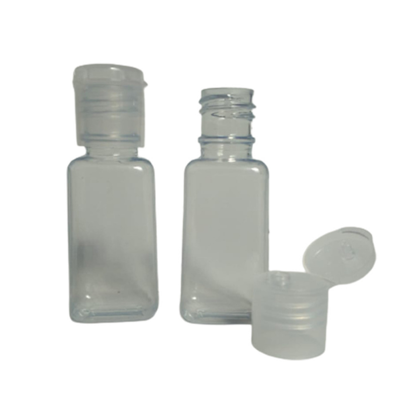 12 envases para gel antibacterial - plástico 30 ml 