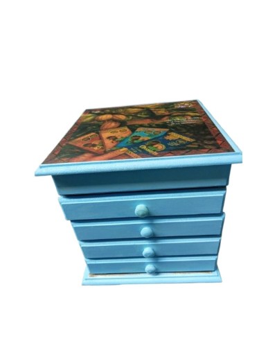 COFRE DE LUJO CON VARIEDADES DE BOMBONES Y BARRAS DE CHOCOLATES