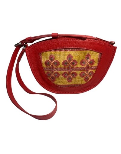 BOLSO ROJO MEDIA LUNA COLECCIÓN PENELOPE