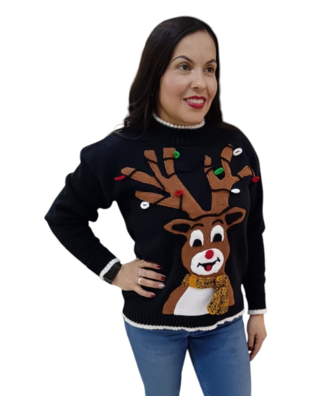 Buzo Navideño Diseño Reno