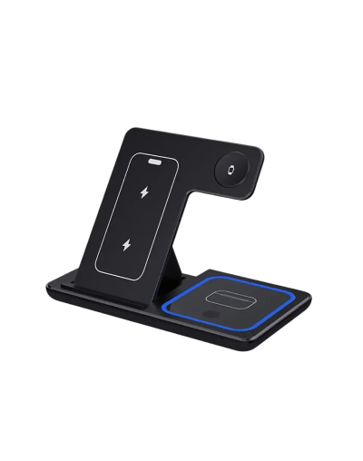 Cargador inalambrico 3 en 1 Plegable