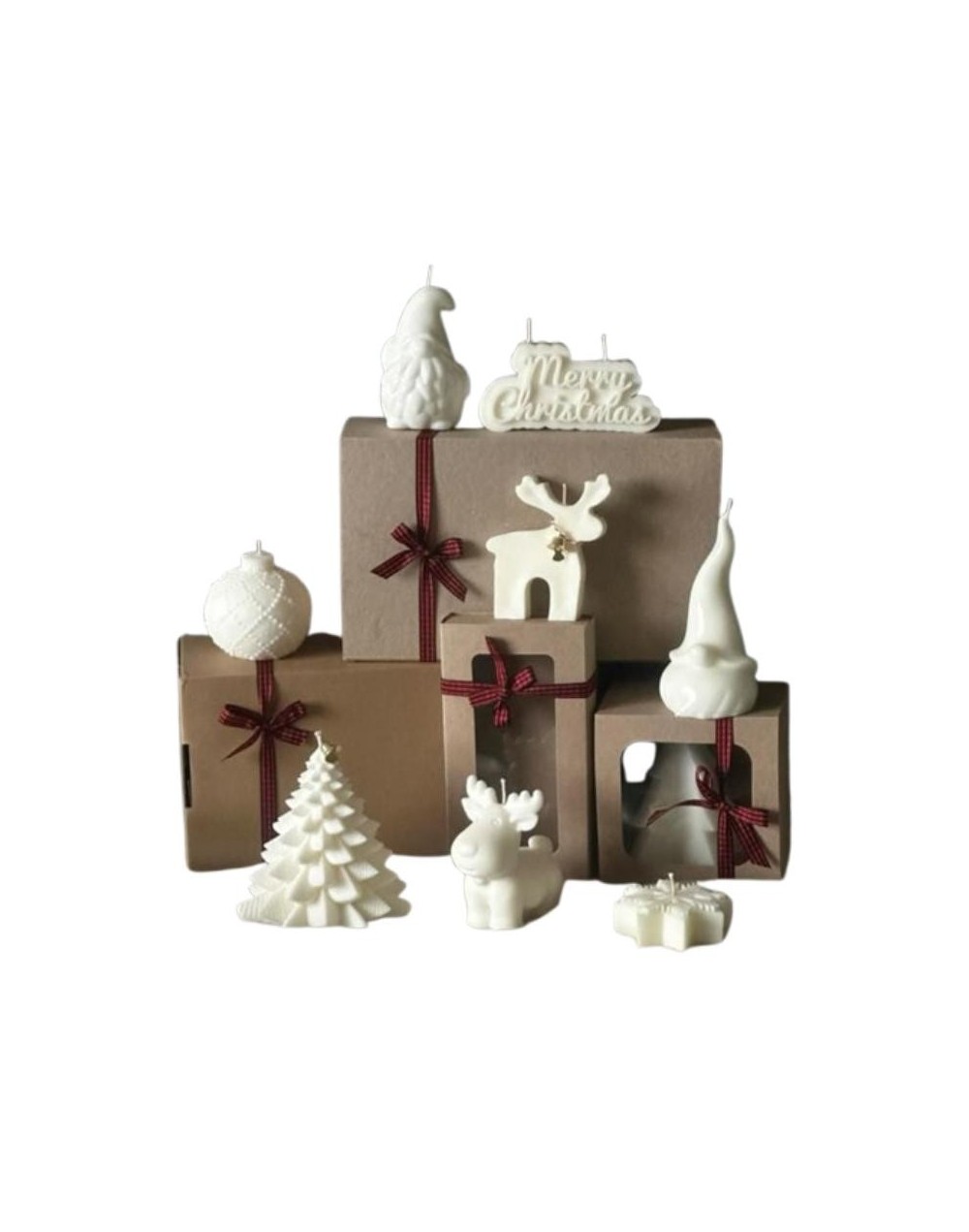 Colección navideña Candles Clauss unidad  Tienda  Multimarcas Claus