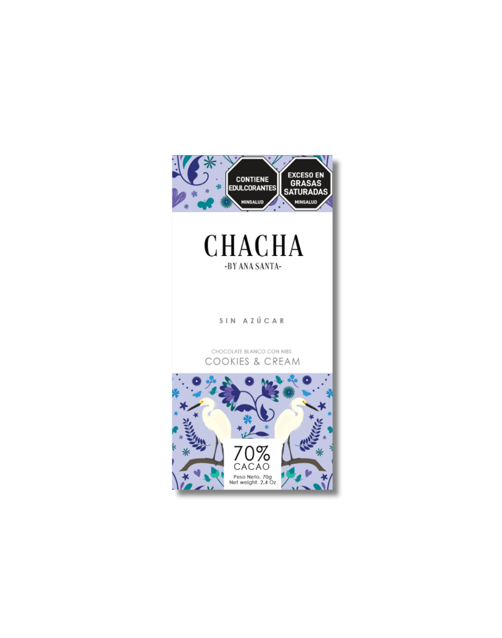 Chocolate Blanco con Nibs de cacao