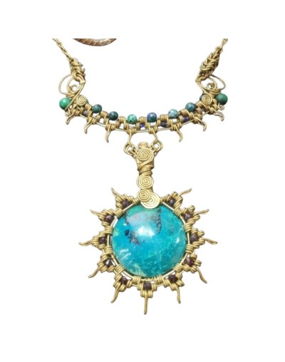 Collar Diosa del Sol Jadeth Taller