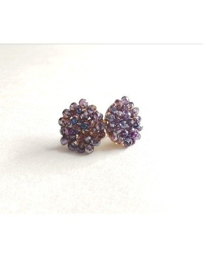 Aretes topo tejidos