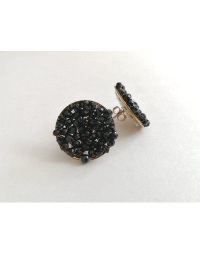 Aretes topo tejidos