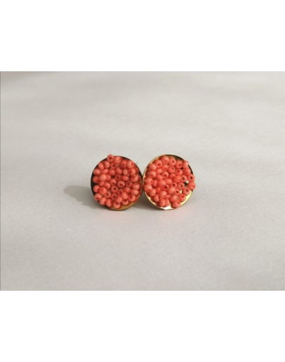 Aretes topo tejidos