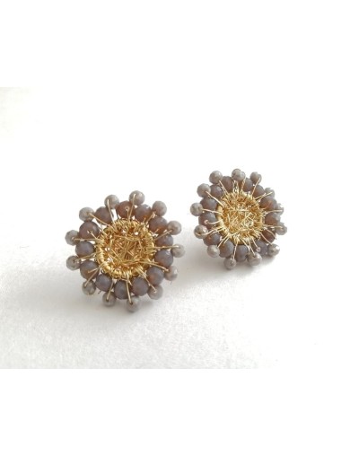 Aretes topo con dorado