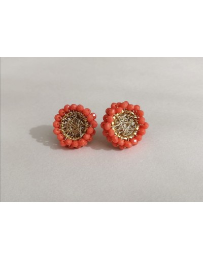 Aretes topo con dorado
