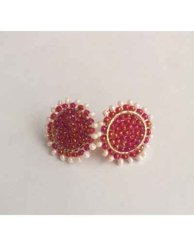 Aretes topo cereza
