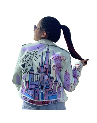 Chaqueta Disney en cuero sintético