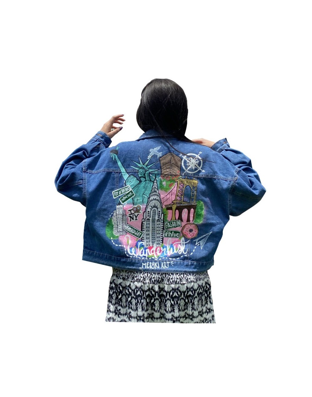 Chaqueta viajes en denim