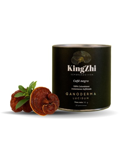  Café Negro con Ganoderma Lucidum (Tarro 50gr)