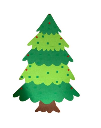 Pino navideño de pared