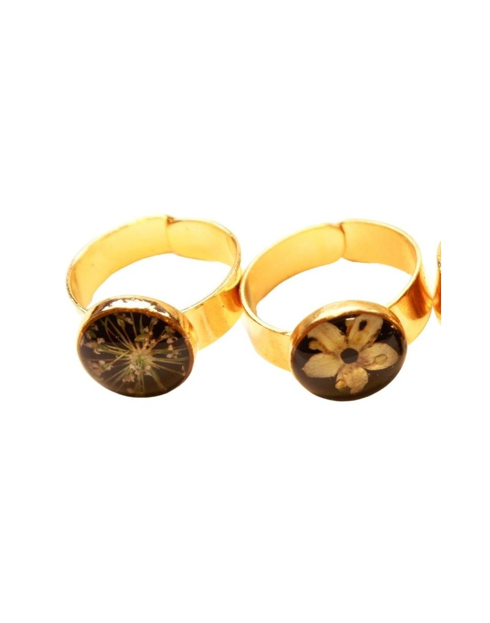 Anillo Mini Flores Redondo