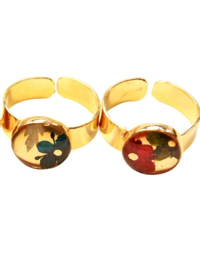 Anillo Mini Flores Redondo