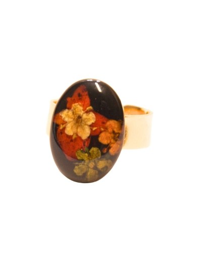 Anillos Ovalo Medianos Flores