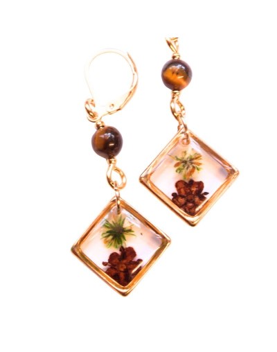 Aretes Cuadrados