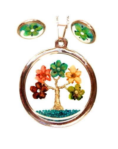 Collar Árbol de la Vida con Topos