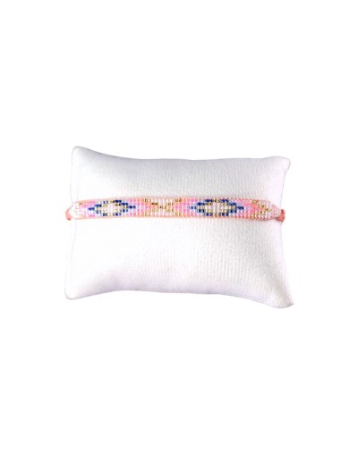 Pulsera tejida en miyuki