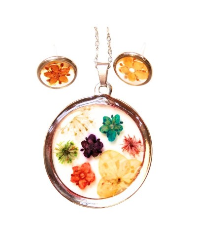 Collar Flores Grande
