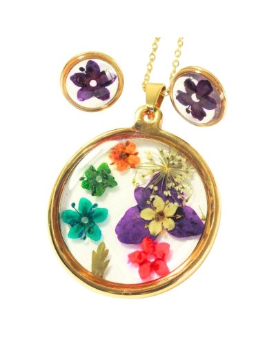 Collar Flores Grande