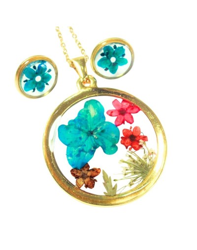 Collar Flores Grande