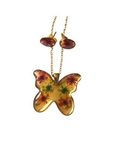 Collar Mariposa completo con Topos