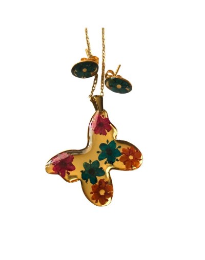 Collar Mariposa completo con Topos