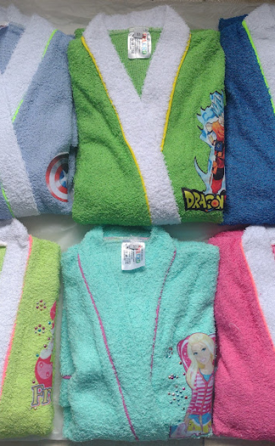 Salida de baño infantil en tela toalla