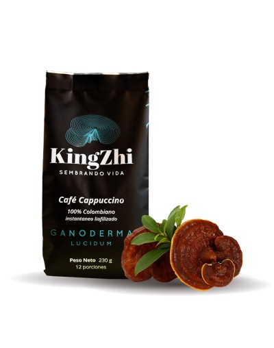 Cappuccino con Ganoderma Lucidum KINGZHI (Bolsa 230gr) 12 porciones