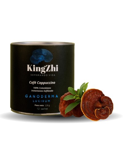 Cappuccino con Ganoderma Lucidum KingZhi (Tarro 12 Sachets)