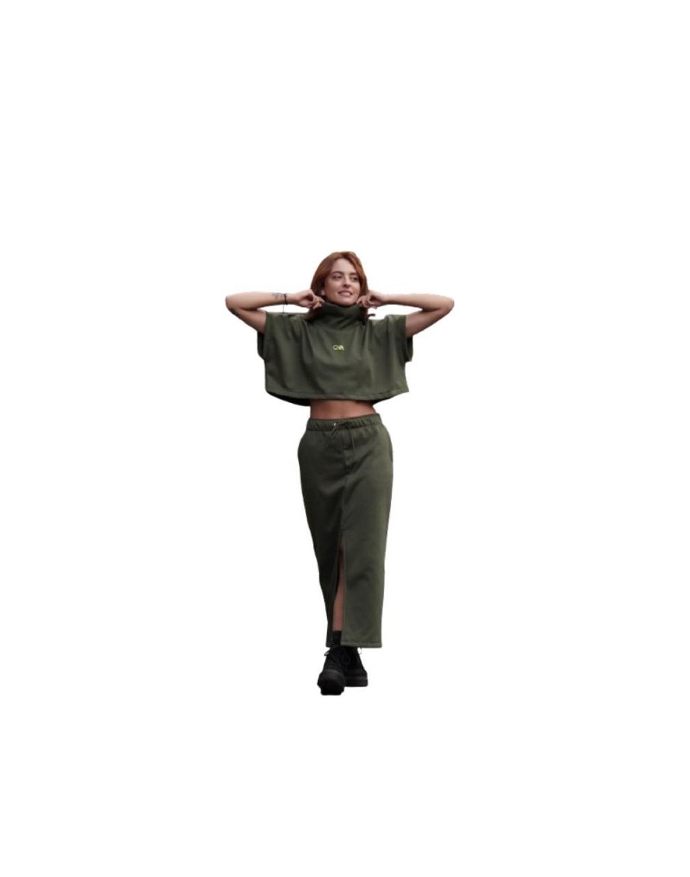 Crop unisex, cuello alto