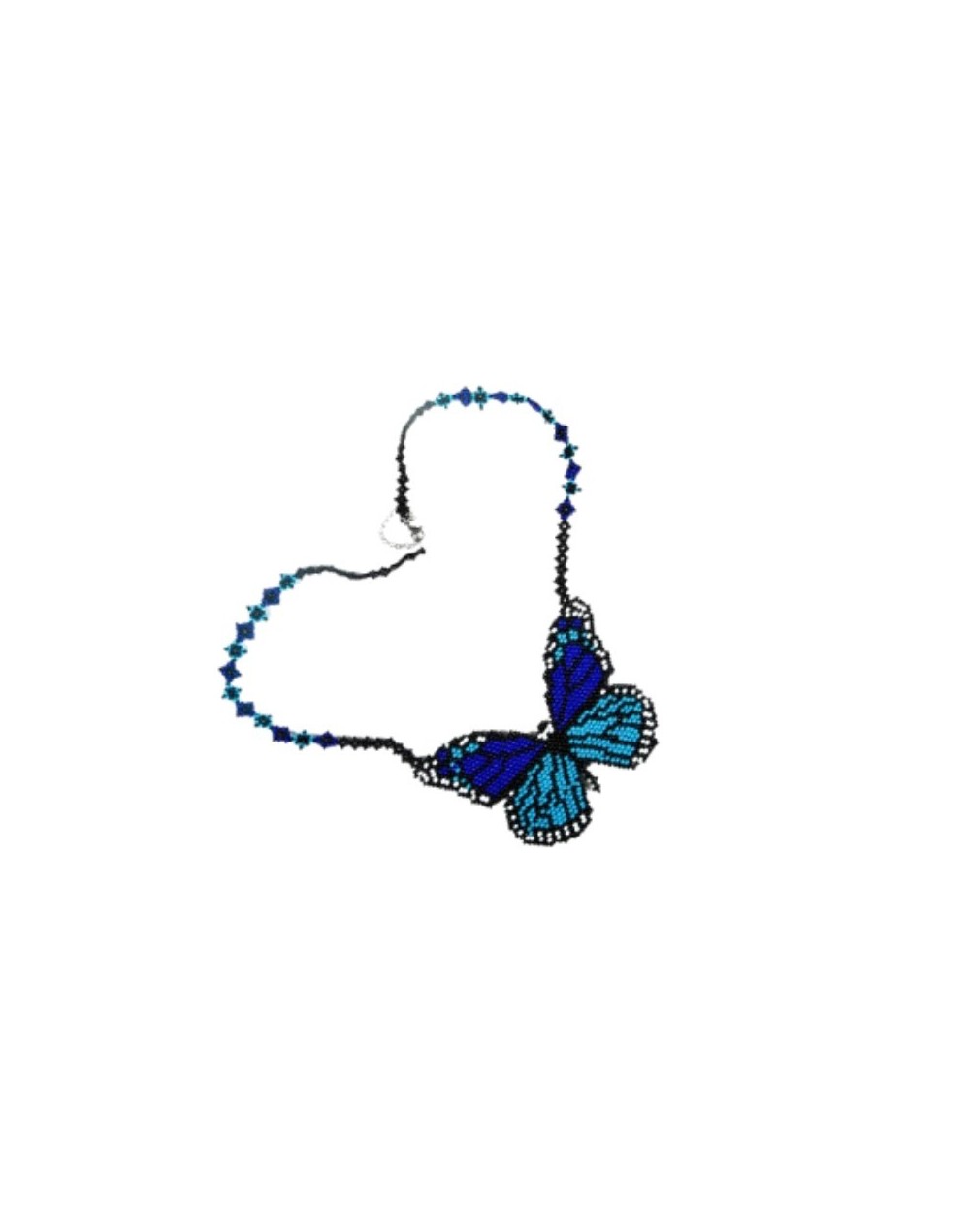 Collar Mariposa Azul