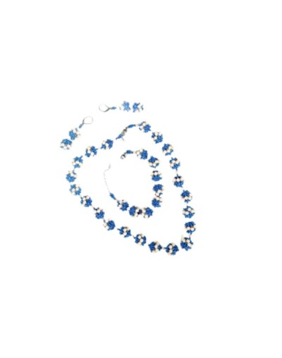 Collar Rombo Azul