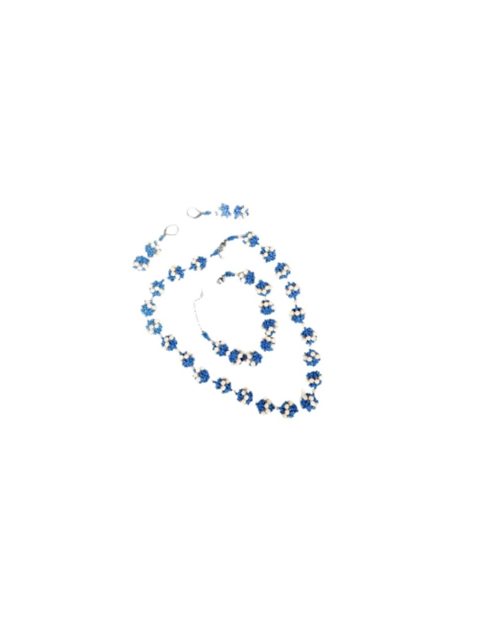 Collar Rombo Azul