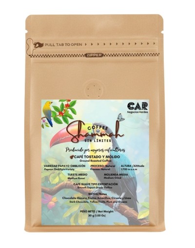 Café Tostado y Molido Variedad Papayo Ombligón