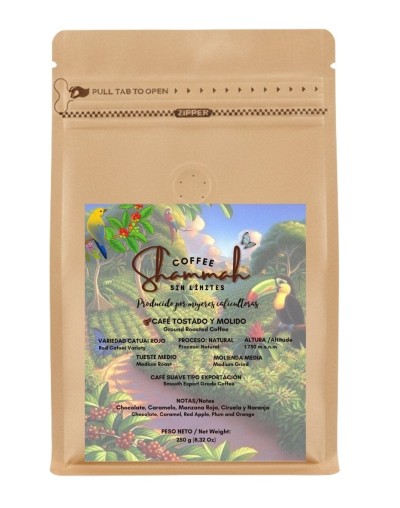 Café Tostado y Molido 250 g Variedad Catuai Rojo