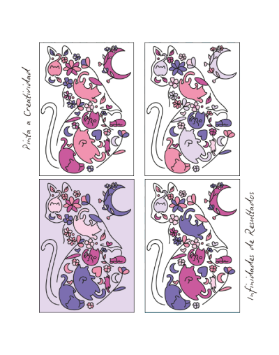 Kit De Arte-terapia: Entre Ronroneos 20x25cm + Dulzura