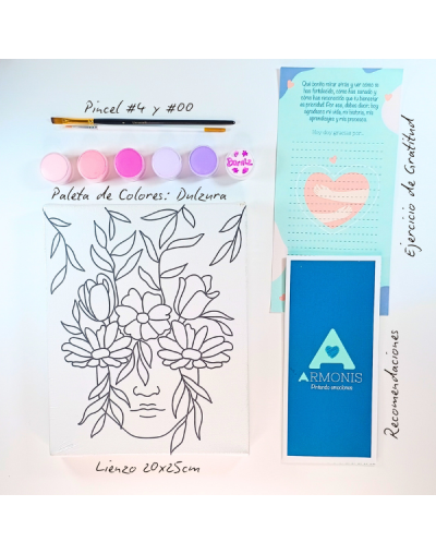 Kit De Arte-terapia: Descubre 20x25cm + Dulzura