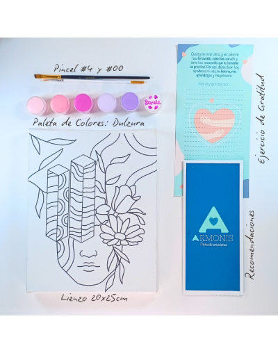Kit De Arte-terapia: Conéctate 20x25cm + Dulzura
