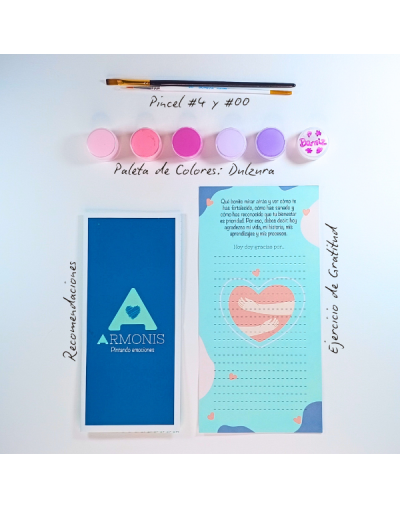 Kit De Arte-terapia: Conéctate 20x25cm + Dulzura