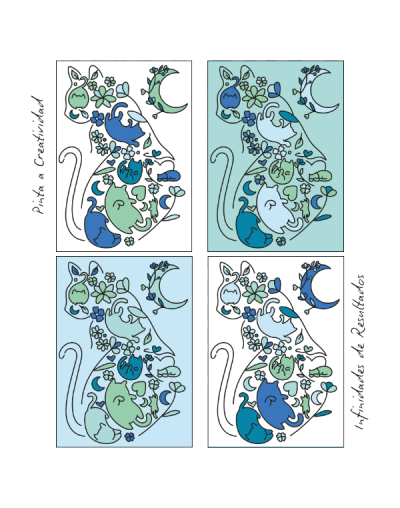 Kit De Arte-terapia: Entre Ronroneos 20x25cm + Tranquilidad