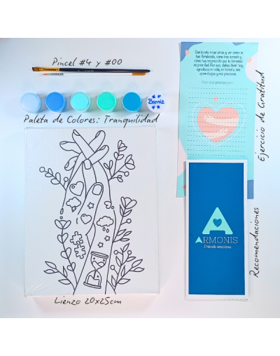 Kit De Arte-terapia: Entrelazados 20x25cm + Tranquilidad