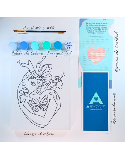 Kit De Arte-terapia: Me Elijo 25x35cm + Tranquilidad