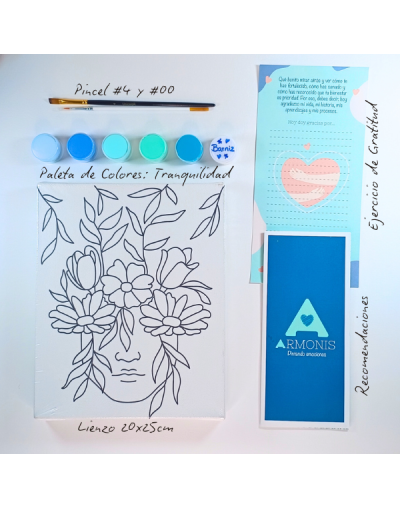 Kit De Arte-terapia: Descubre 20x25cm + Tranquilidad