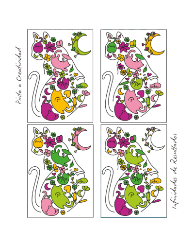 Kit De Arte-terapia: Entre Ronroneos 20x25cm + Aurora